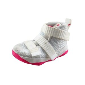 Nike LeBron James Toddler Girls 3 Medium White Athletic‎ Fabric